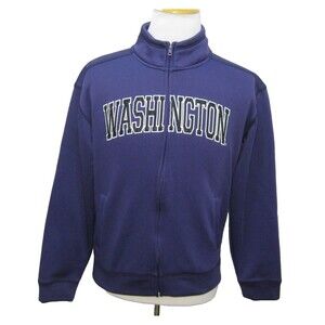 Washington Huskies Sweatshirt Small Purple Athletic Full Zip College Shirt